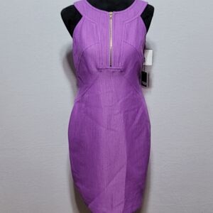 NWT!!! Muse Purple Triangular Back Women's Dress SIZE 8. #742‎